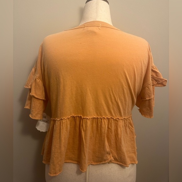 Altered State Woman’s Coral Ruffle Shirt - Picture 3 of 11